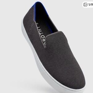 Rothy's The Sneaker Women's Size 10.5 Slip On Shoes Steel Grey